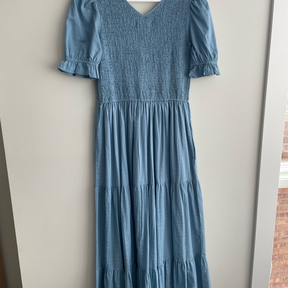 Christy Dawn Blue Smocked Dress - Picture 5 of 5